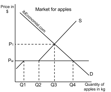 IB Economics Quota Diagram